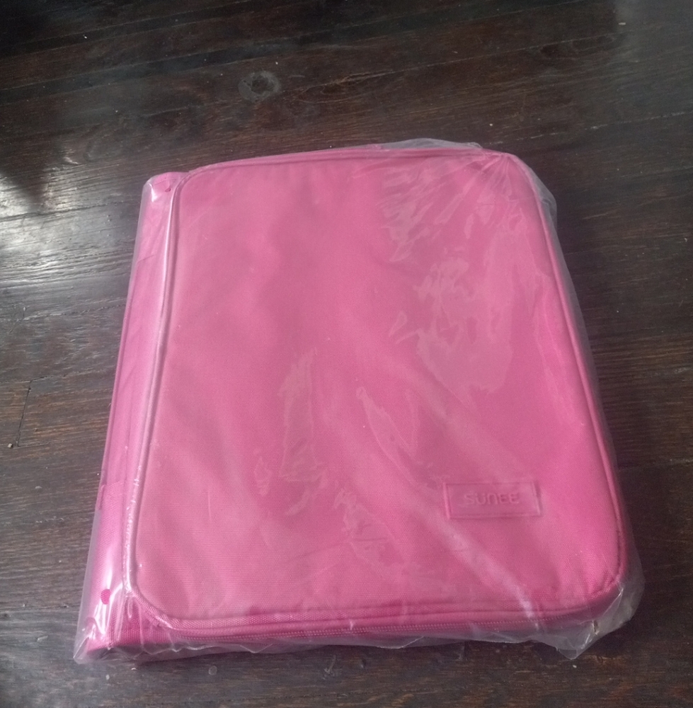 SUNEE Zippered Binder Bag with Handle, 2-Inch 3-Ring O-Ring, 500-Sheet Capaci...